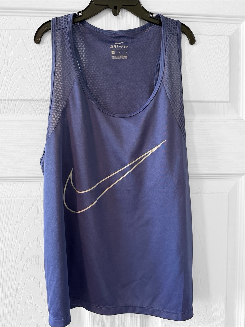 Nike Dri-FIT Purple Athletic Tank with Swoosh